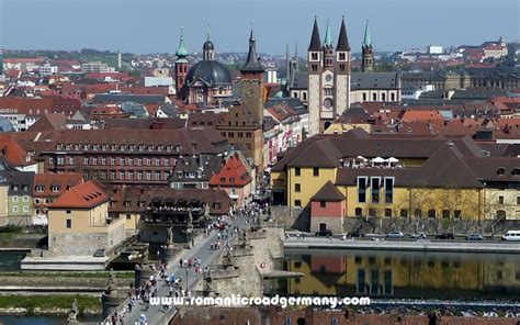 Würzburg Germany - The city at the start of the Romantic Road