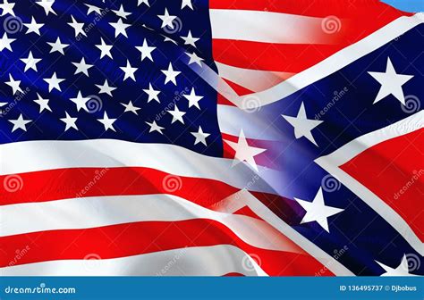 Confederate States of America Flag. Historical National Flag of the ...