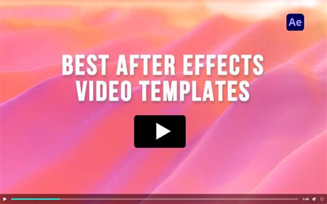 15 Best Adobe After Effects Video Templates