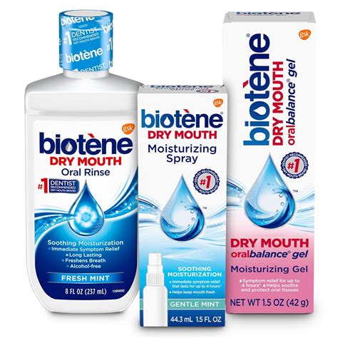 Biotène Dry Mouth Management Rinse, Spray, Gel Kit - Walmart.com ...