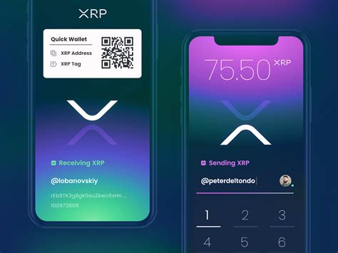 XRP - Wallet by Eddie Lobanovskiy on Dribbble