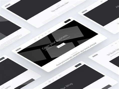 Business • Starter Website Template by Beryl Design on Dribbble