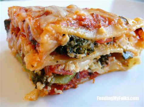 Vegetable Lasagna | Feeding My Folks