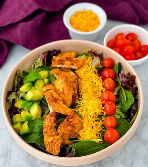 Crispy Fried Chicken Salad + {VIDEO}