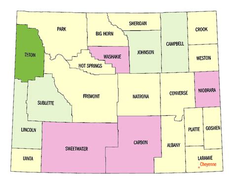 Wyoming: Population, percent change, 1990 to 2000