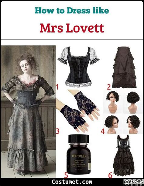 Mrs. Lovett (Sweeney Todd) Costume for Halloween