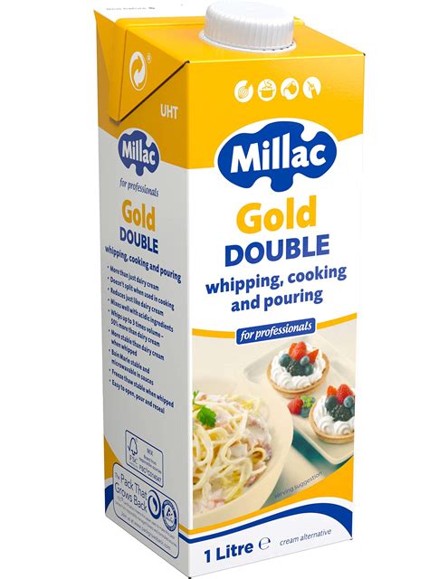 Buy Millac Gold Double Cream Whipping, Cooking and Pouring Cream Alternative for Professionals ...