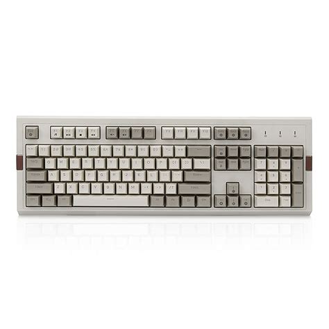 Ajazz AK510 Retro Game Wired Mechanical Keyboard Gray + White