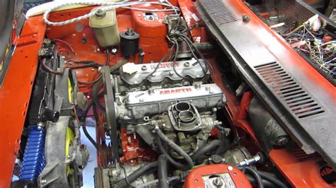 Fiat 131 Abarth replica project first start. - YouTube