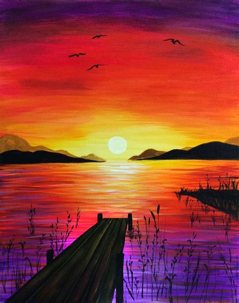 Sunsets With Colored Pencils Drawing at GetDrawings | Free download