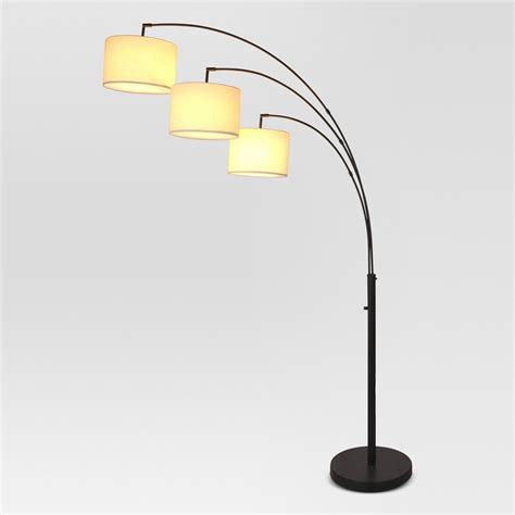 Avenal Shaded Arc Floor Lamp - Project 62 | Arc floor lamps, Black floor lamp, Floor lamp