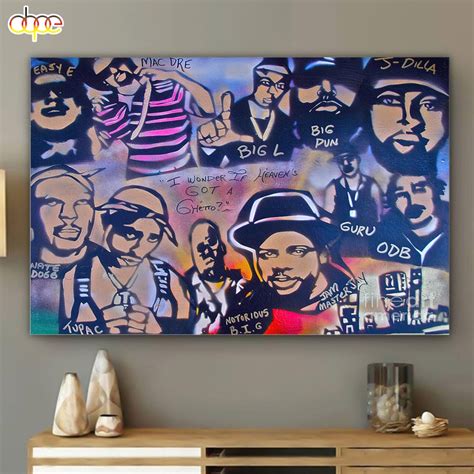 Old School Hip Hop Graffiti Poster Canvas – Musicdope80s.com