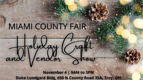 Holiday Craft and Vendor Show - Troy Area Chamber of Commerce