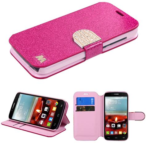 Insten Flip Leather Wallet Glitter Phone Case with Stand & Card slot ...