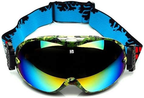 Cool Ski Goggles Colorful Coated Lens Dual-Layers Snowboarding Goggles for Adult : Amazon.ca ...