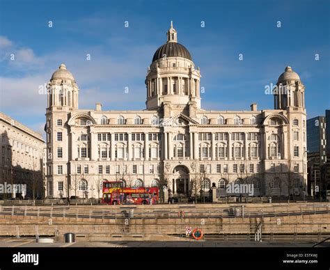 Port of Liverpool Building, Waterfront, Liverpool Stock Photo - Alamy