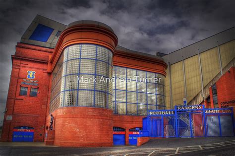 "Ibrox Stadium" by Mark Andrew Turner | Redbubble