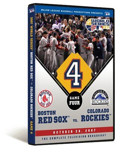 Amazon.com: 2007 World Series Game 4 - Boston Red Sox 4, Colorado ...