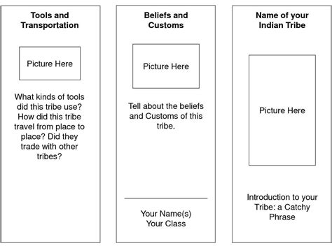 Travel Brochure Template For Students