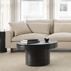 Volume Round Pedestal Coffee Table - Wood | Modern Living Room Furniture | West Elm