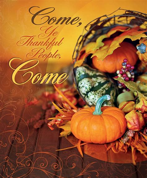 Church Bulletin 14" - Fall & Thanksgiving - Come (Pack of 50) | Fall, Thanksgiving, Packing