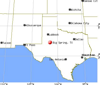 Big Spring, Texas (TX 79720) profile: population, maps, real estate ...