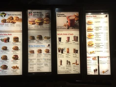 drive thru menu mcdonalds - Entrenched Online Journal Picture Gallery