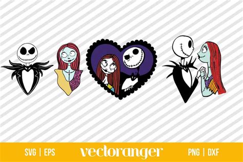 Jack And Sally SVG | Vectoranger