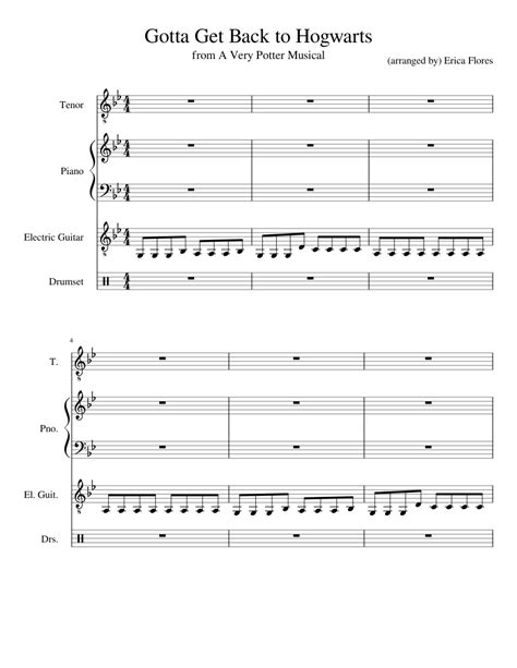 Gotta Get Back to Hogwarts Sheet music for Piano (Solo) | Musescore.com