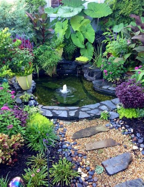 35 The Best Garden Pond Landscaping Ideas You Must Have | Modelos de jardim, Jardins pequenos ...