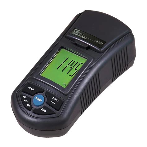 Portable Digital Chlorine Meter with Large LCD Display – Sper ...