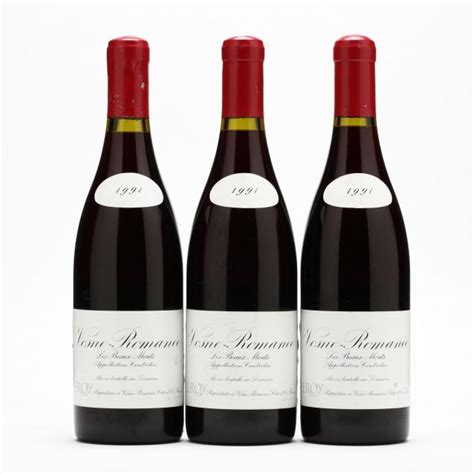 Vosne Romanee - Vintage 1991 (Lot 2008 - Session I: Rare & Fine Wine ...