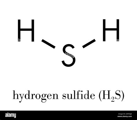 Hydrogen sulfide molecule Black and White Stock Photos & Images - Alamy