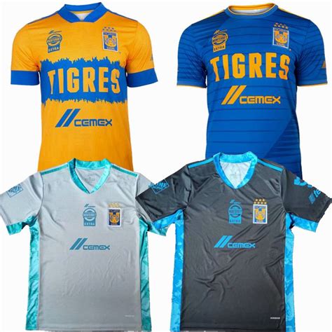 2020 Liga MX 2020 2021 Tigres UANL Soccer Jerseys 7 Stars GIGNAC Home Away 20 21 Football Men ...