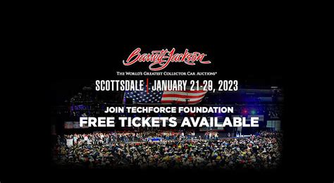 Barrett Jackson | Free Ticket Giveaway - TechForce