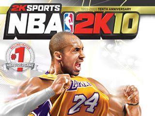 NBA 2K10 (2009) box cover art - MobyGames