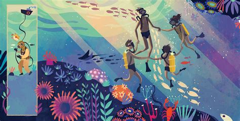 Chaaya Prabhat's Portfolio - Cousteau - Picture Book Illustrations