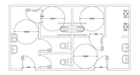 Public Toilet Dimensions