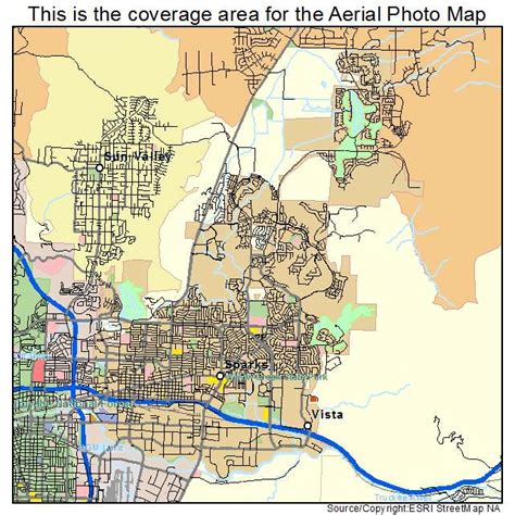 Aerial Photography Map of Sparks, NV Nevada