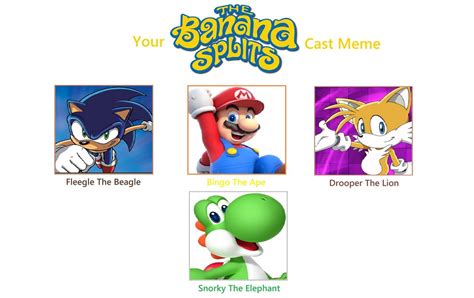 My Banana Splits Cast Meme by LunaMoon9000 on DeviantArt