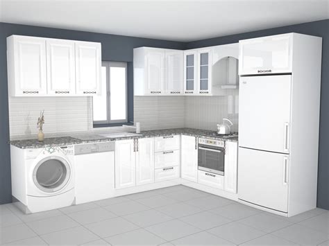 kitchen design 3D model 3D printable | CGTrader