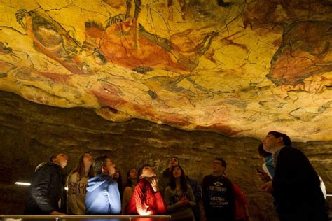 The Altamira Cave in Spain. Rock Art of the Stone Age.