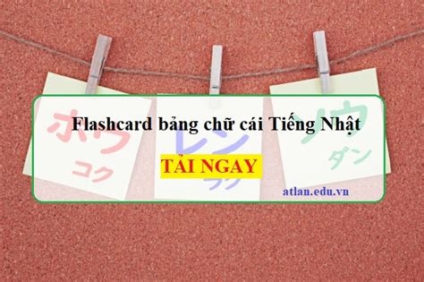 Download Flashcard bảng chữ cái Tiếng Nhật PDF miễn phí - Ngoại Ngữ Atlan