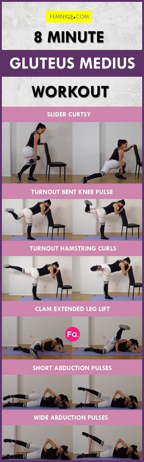 Gluteus Medius Exercises: 8 Minute To Rounder & Bigger Glute Curves ...