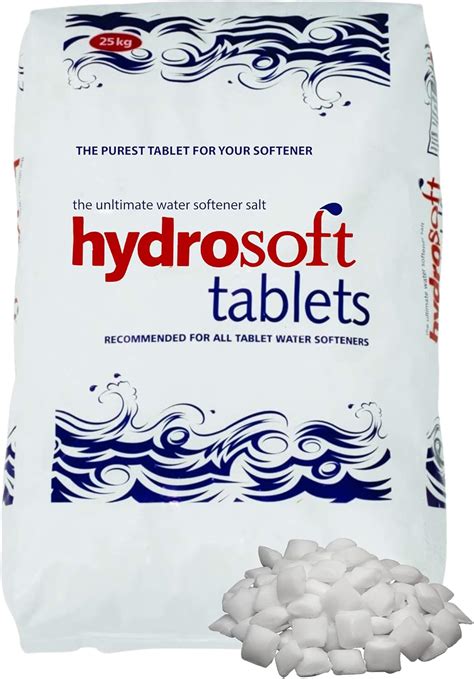 Buy Hydrosoft Salt Tablets 25kg For Tablet Water Softeners Best For Laundry Kitchen Dishwasher ...