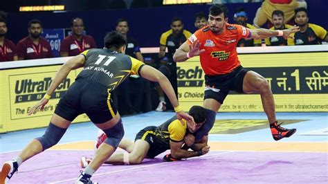 U Mumba continue fine form with victory against Telugu Titans in vivo ...