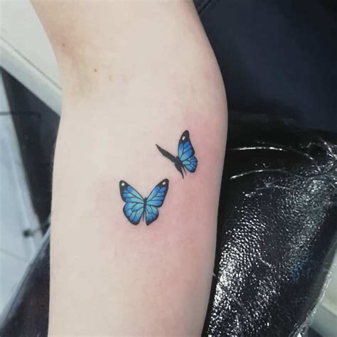 Top 63+ Best Blue Butterfly Tattoo Ideas - [2021 Inspiration Guide]