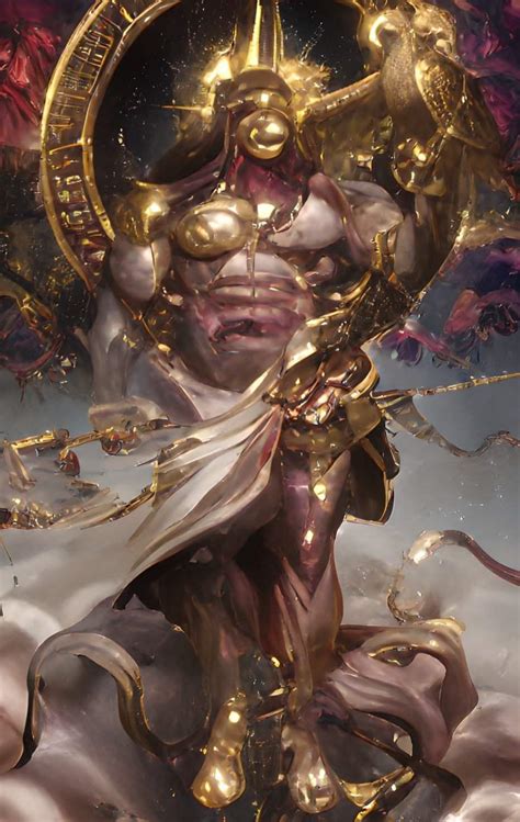 AI Art "God-Emperor of Mankind" | Warhammer 40K Amino