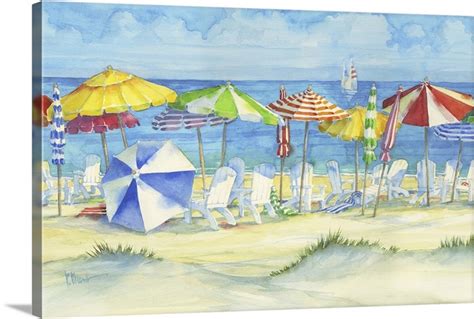 Watercolor Beach | Great Big Canvas