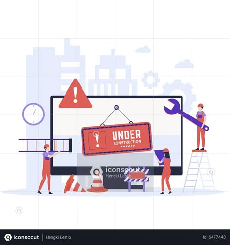 Best Website Under Construction Illustration download in PNG & Vector ...